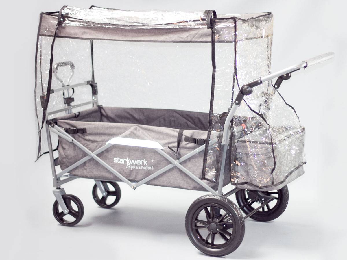 HpLive Bollerwagen Räder 7 Zoll - Allrad Geländereifen Bis 250kg, 360° Drehbar