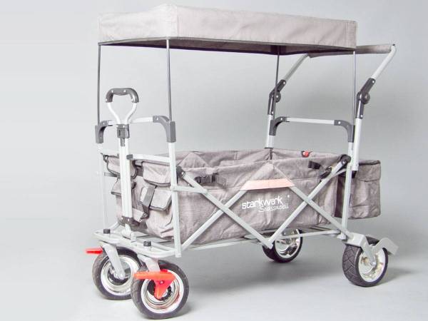 Starkwerk faltbarer Bollerwagen SW 750 Grau