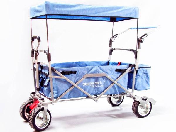 Starkwerk faltbarer Bollerwagen SW 750 Blau