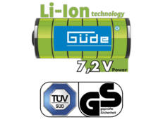 Güde Akku-Gartenpflege-Set GPS 7.2V-1.5 Li-Ion