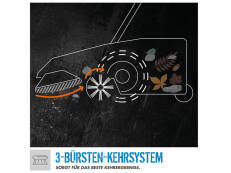 Güde Kehrmaschine GKM 650 3 Bürsten System