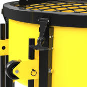 Güde Profi Betonmischer Zwangsmischer GZM 120 Mörtelmischer Kompaktmischer 2000Watt 120 Liter Volumen