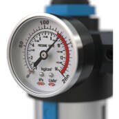 Güde Druckminderer mit Wasserabscheider 1/4 bis 10 Bar