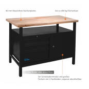 Güde Werkbank P 1200 SLT Black Line
