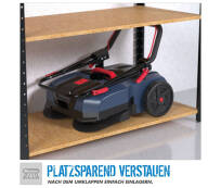Güde Akku Kehrmaschine GKM 18-401-30 inkl. 18V 4Ah Akku