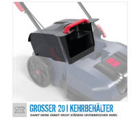 Güde Akku Kehrmaschine GKM 18-401-30 inkl. 18V 4Ah Akku
