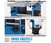 Güde Abricht- & Dickenhobel GADH 254/230V