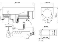 Güde Elektrischer Seilzug GSZ 300/600