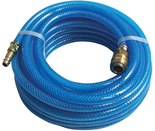 Güde Druckluftschlauch 6 mm/10 m mit Schnellkupplung und Stecknippel