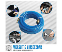 Güde Druckluftschlauch 6 mm/10 m mit Schnellkupplung und Stecknippel