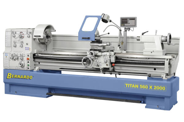 BERNARDO Universaldrehmaschine mit Digitalanzeige Titan...