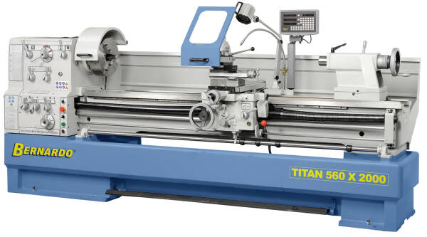 BERNARDO Universaldrehmaschine mit Digitalanzeige Titan...