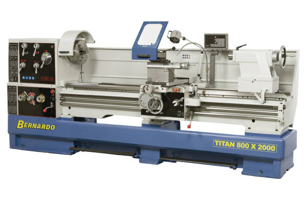 BERNARDO Universaldrehmaschine mit Digitalanzeige Titan...