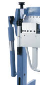 BERNARDO Schwenkbiegemaschine mit segm. Ober- und Unterwange TBS 1020