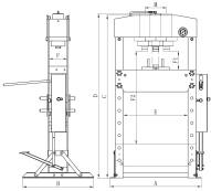 BERNARDO Werkstattpresse WK 30 FH Pro