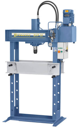 BERNARDO Hydraulische Werkstattpresse mit verschiebbarem Zylinder BHP 50