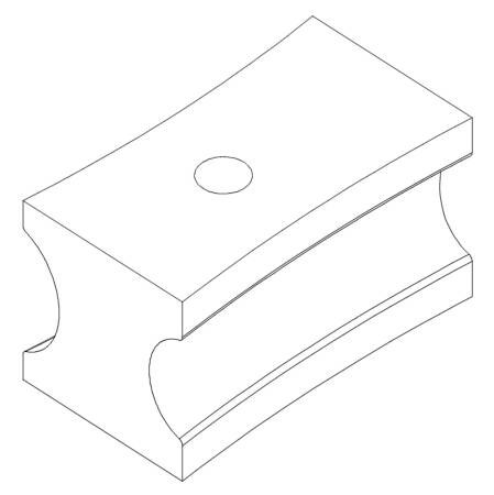 BERNARDO Rohrbieger Gleitschuh 1/14 G (diam. 42,25) für BM 60 A