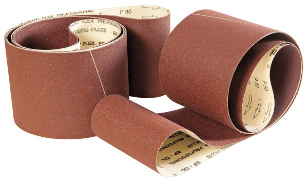 BERNARDO Schleifbänder für Holz Papierschleifband 2010 x 150 mm - K 60 (5 Stk.)