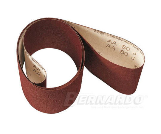 BERNARDO Schleifbänder für Holz Papierschleifband 2600 x 150 mm - K 60 (5 Stk.)