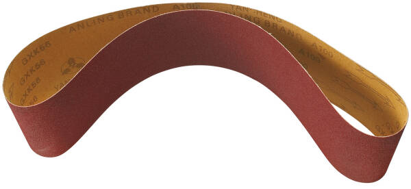 BERNARDO Gewebeschleifbänder für Metall Gewebeschleifband 685 x 50 mm - K 180 (10 Stk.)