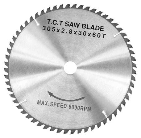 BERNARDO HM- Kreissägeblatt WZ, 305 x 2,8 x 30 mm, Z60