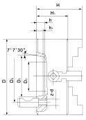 BERNARDO Planscheibe K72-320/D6
