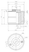 BERNARDO Schnellwechsel- Stahlhalter System Multifix Größe D