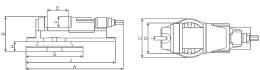BERNARDO Maschineschraubstock KV 100
