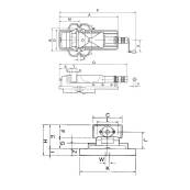 BERNARDO Hochdruck- Maschineschraubstock PHV 130