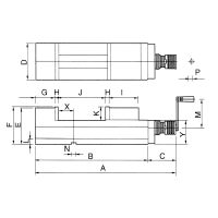 Bernardo NC-Maschinenschraubstock CHV 160 V 2