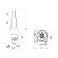 Güde Stempelwagenheber GSH 10T 5