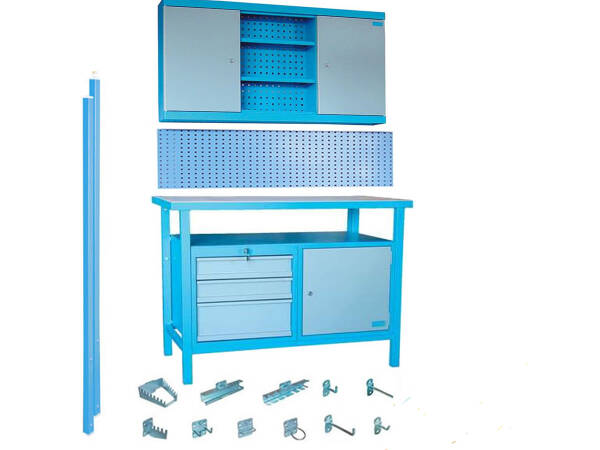 Güde Werkbank P 1200 SLT inkl. Hängeschrank + SET