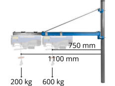 Güde Schwenkarm 1200 100-600 kg